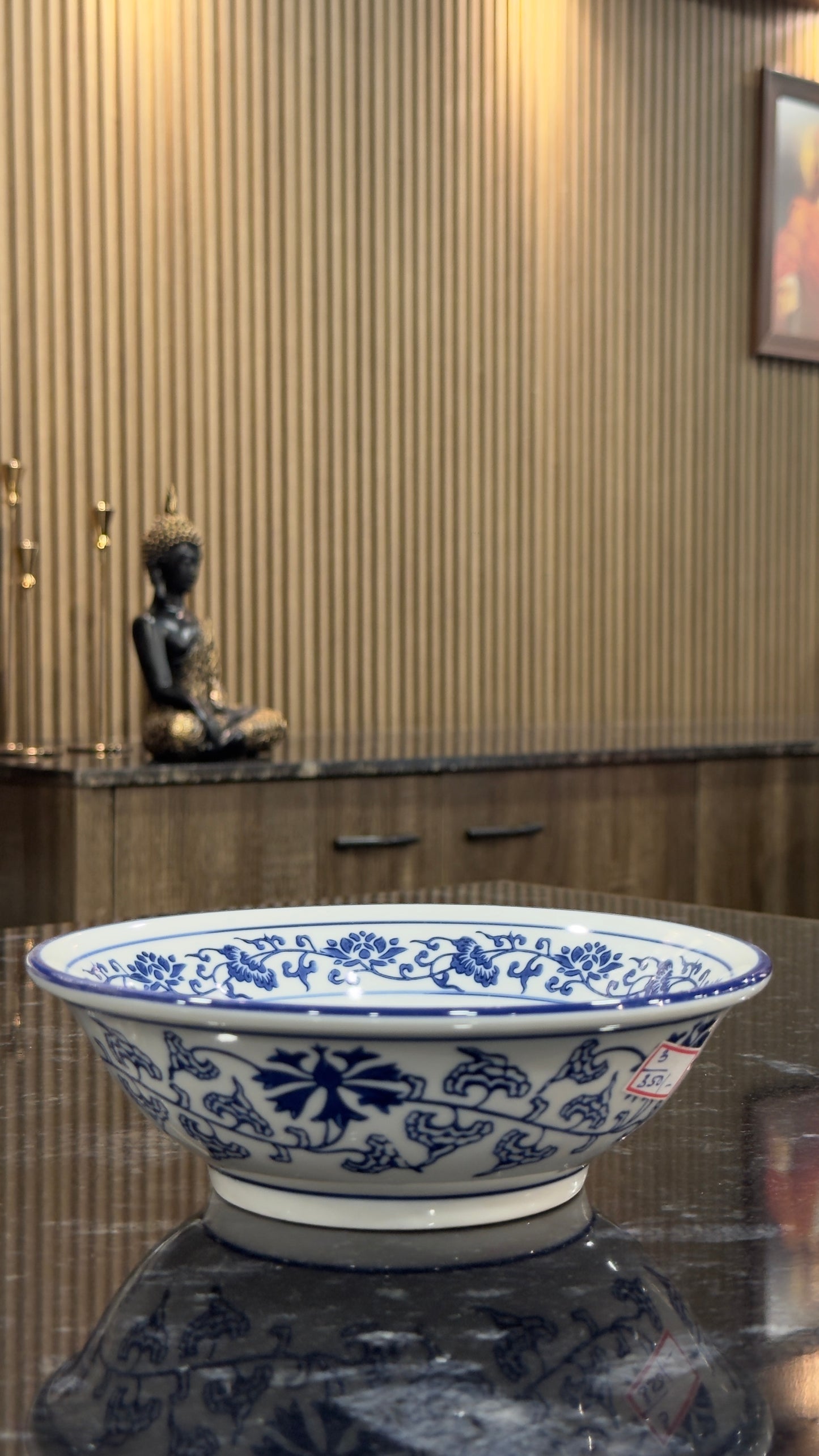 Blue Pottery Ceramic Bowl